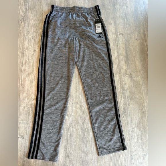 Adidas Boys' Tricot Iconic Athletic Three Stripe Pants Joggers Sweatpants Size L - Picture 1 of 10
